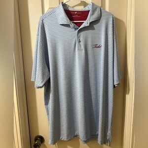 Alabama Tide Men's Blue Striped Polo Shirt
